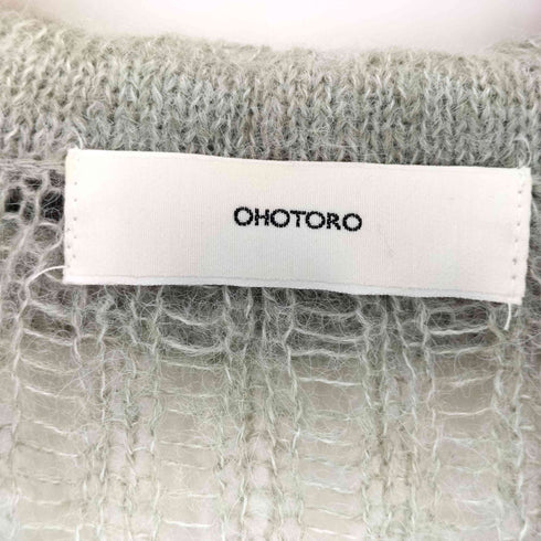オオトロ OHOTORO Feather Damage Cardigan レディース
