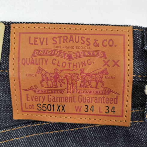 リーバイスヴィンテージクロージング Levis Vintage Clothing S501XX ボタンフライ 大戦モデル復刻デニムパンツ メンズ W34 L34
