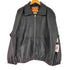リーバイス Levis PREMIUM BLACK FULLZIP SPORTS LEATHER JACKET プレミアムブラックフルジップスポーツレザージャケット メンズ import:M