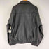 リーバイス Levis PREMIUM BLACK FULLZIP SPORTS LEATHER JACKET プレミアムブラックフルジップスポーツレザージャケット メンズ import:M