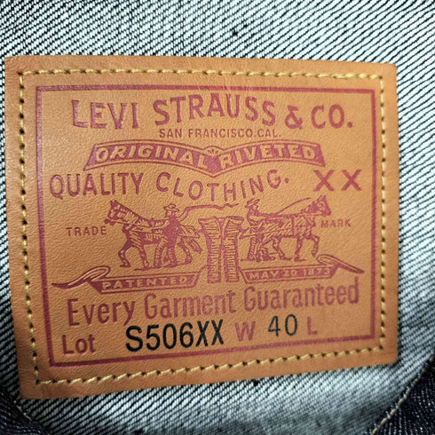 リーバイスヴィンテージクロージング Levis Vintage Clothing S506XX WW2 TRUCKER デニムジャケット メンズ W40