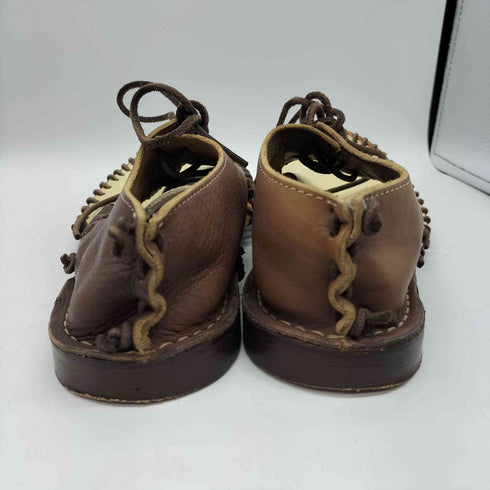SECCHIARI MICHELE セッキアーリミケーレ MADE IN ITALY イタリア製 レザー 本革 バイカラー モカシン シューズ レディース