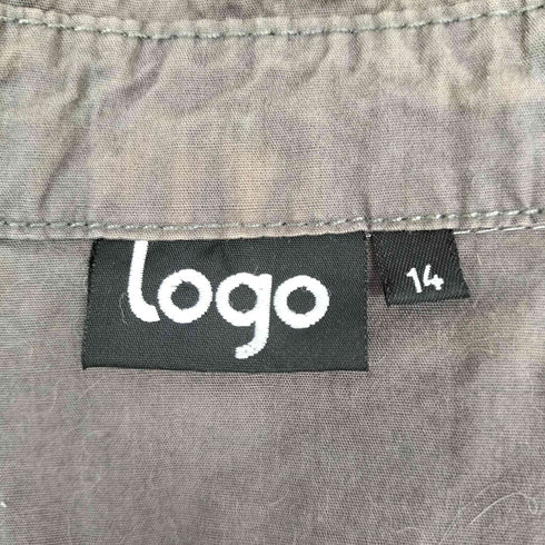 LOGO スカルデザイン ラインストーン ワッペン加工 シャツ レディース UK:14