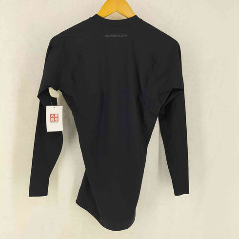 オークリー OAKLEY スカルタグ センターロゴ ストレッチ ロングスリーブ Tシャツ Y2K メンズ L