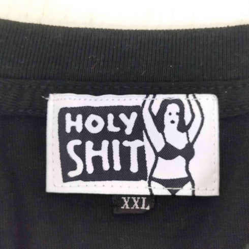 ホーリーシット HOLY SHIT 両面プリント クルーネック 長袖 Tシャツ メンズ XXL