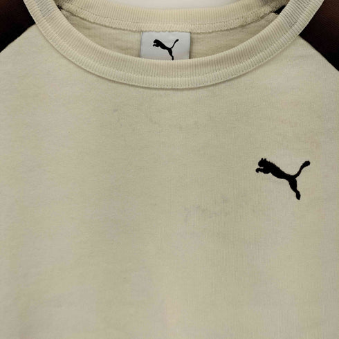 プーマ PUMA 刺繍クルーネックラグランTシャツ レディース S