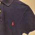ポロラルフローレン POLO RALPH LAUREN 現行タグ SLIM FIT ポニー刺繍 鹿の子 半袖ポロシャツ レディース import:XS