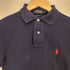 ポロラルフローレン POLO RALPH LAUREN 現行タグ SLIM FIT ポニー刺繍 鹿の子 半袖ポロシャツ レディース import:XS