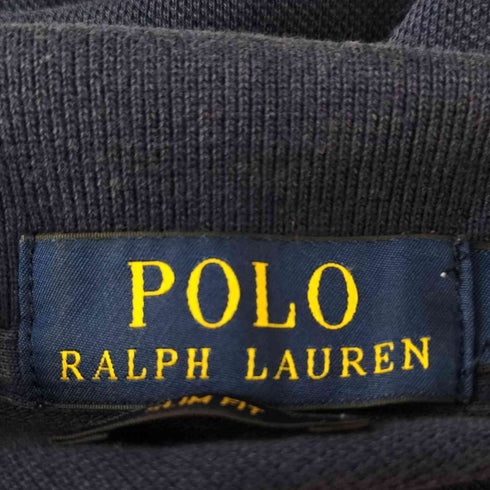 ポロラルフローレン POLO RALPH LAUREN 現行タグ SLIM FIT ポニー刺繍 鹿の子 半袖ポロシャツ レディース import:XS
