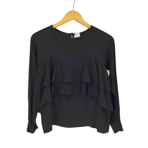 エッフェビームス EFFE BEAMS シルク フリル ブラウス レディース