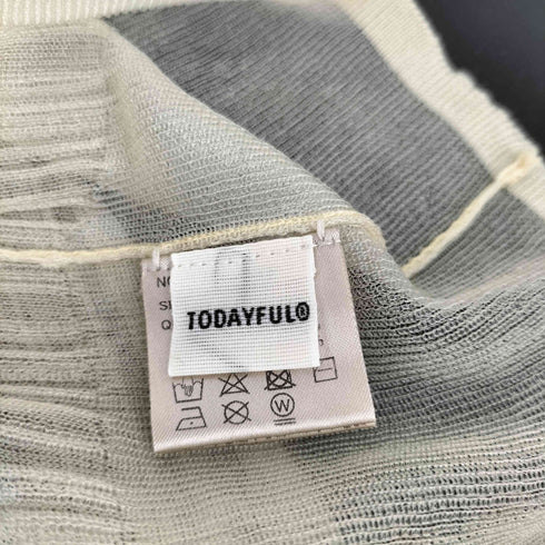 トゥデイフル TODAYFUL Sheer Randomrib Knit レディース FREE