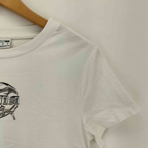 プーマ PUMA プリントクロップドTシャツ レディース M