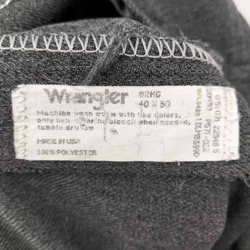 ラングラー Wrangler USA製 WRANCHER ランチャー ストレート スラックス パンツ メンズ 40/30