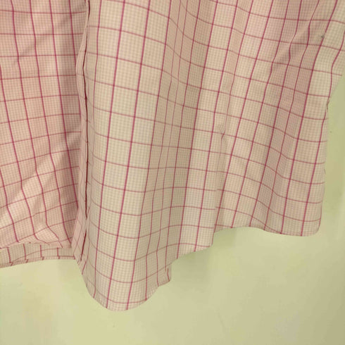 ブルックスブラザーズ 346 BROOKS BROTHERS NON-IRON 千鳥格子 ポケット ボタンダウン 半袖シャツ メンズ 16 1/2