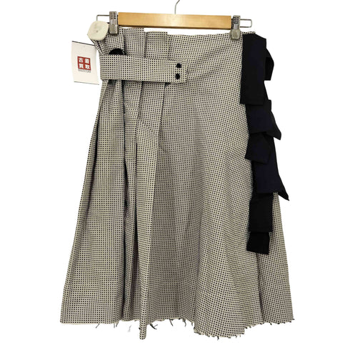 ROBERTS | WOOD 18AW PLEATED MULTIBOW SKIRTプリーツ・マルチボウ・スカート レディース S