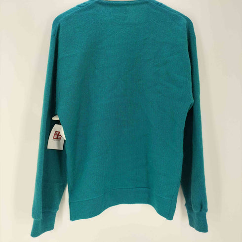 シアーズローバック SEARS ROEBUCK&CO SPORTWEAR 50-60S モヘア アクリル ダブル ブレスト カーディガン vintage ヴィンテージ ターコイズ ブルー メンズ import:L