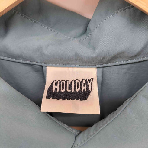 ホリデイ holiday PULLOVER NYLON SHIRT プルオーバー ナイロン シャツ レディース ONE SIZE