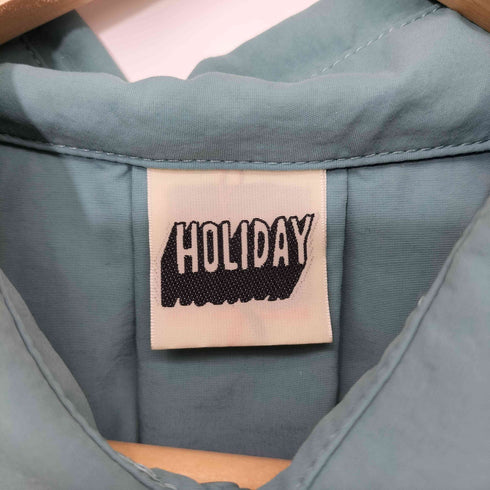 ホリデイ holiday PULLOVER NYLON SHIRT プルオーバー ナイロン シャツ レディース ONE SIZE