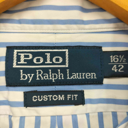 ポロバイラルフローレン Polo by RALPH LAUREN custom fit ストライプシャツ ボタンダウン メンズ 16 1/2 42