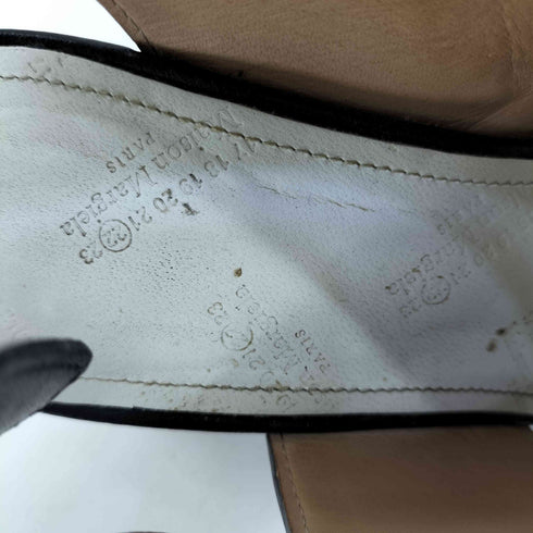 メゾンマルジェラ Maison Margiela オープントゥ クロスデザイン サンダル レディース 36 1/2