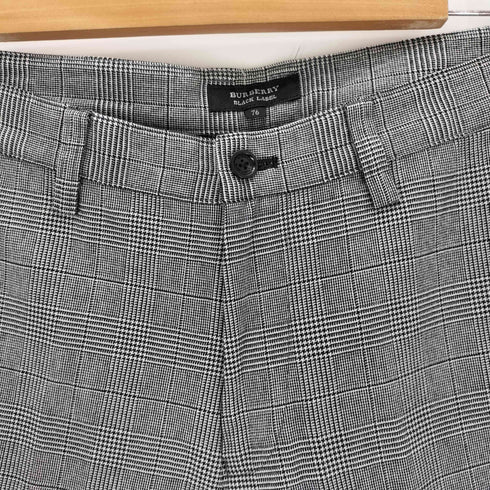 バーバリーブラックレーベル BURBERRY BLACK LABEL グレンチェック コットン スラックス メンズ 76
