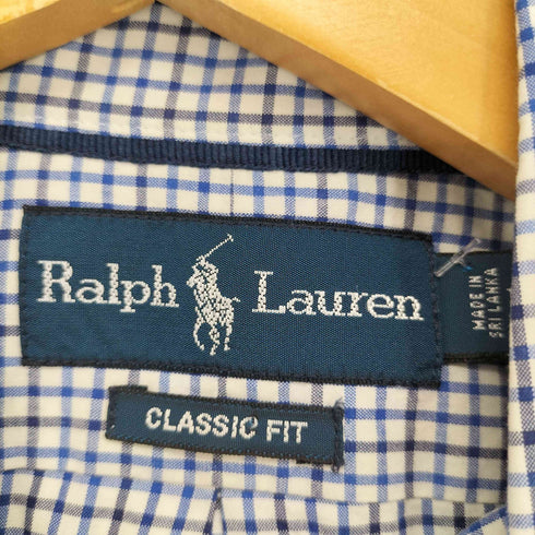 ポロラルフローレン POLO RALPH LAUREN custom fit チェックシャツ ボタンダウン メンズ JPN:M