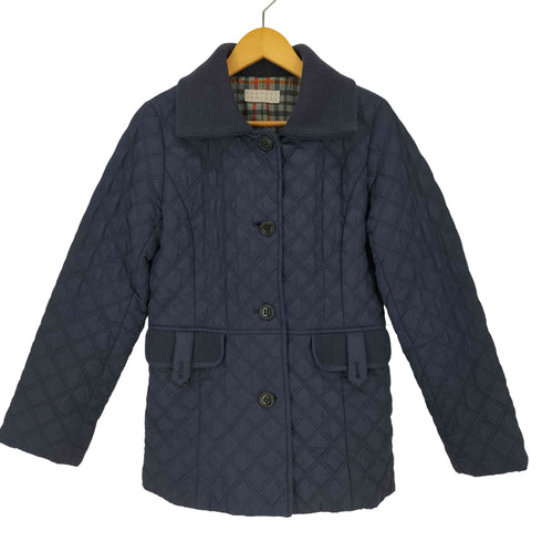 バーニーズニューヨーク BARNEYS NEWYORK 裏地チェック キルティングジャケット レディース JPN:11号
