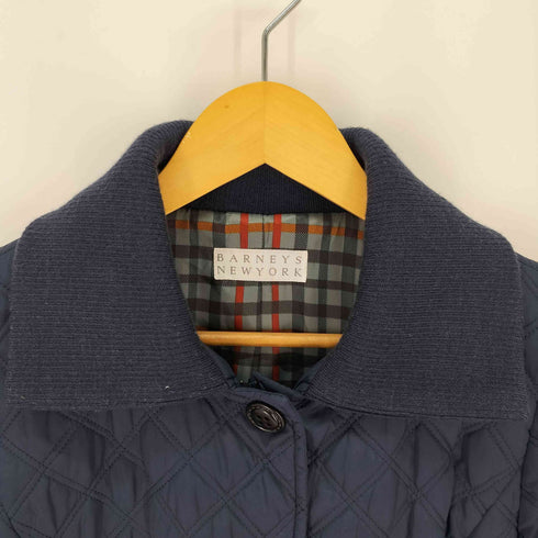 バーニーズニューヨーク BARNEYS NEWYORK 裏地チェック キルティングジャケット レディース JPN:11号