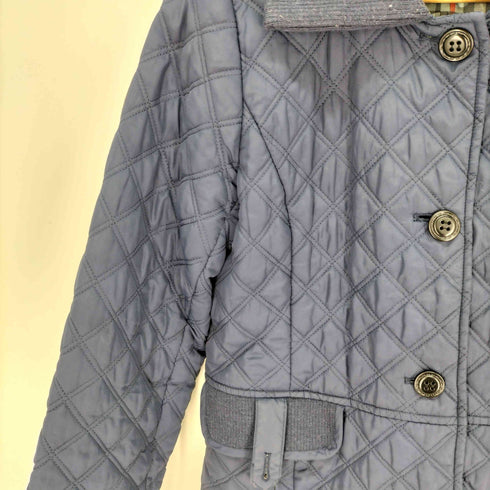 バーニーズニューヨーク BARNEYS NEWYORK 裏地チェック キルティングジャケット レディース JPN:11号