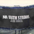 NO/FAITH STUDIOS ノーフェイスストゥディオス ダメージ ワイドデニム import メンズ S