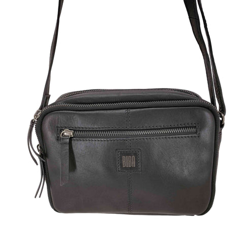 BIBA ビバ Mulberry Crossbody Bag 編み込みレザーショルダーバッグ メンズ
