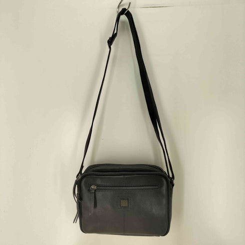 BIBA ビバ Mulberry Crossbody Bag 編み込みレザーショルダーバッグ メンズ