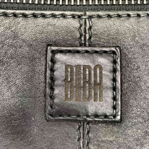 BIBA ビバ Mulberry Crossbody Bag 編み込みレザーショルダーバッグ メンズ