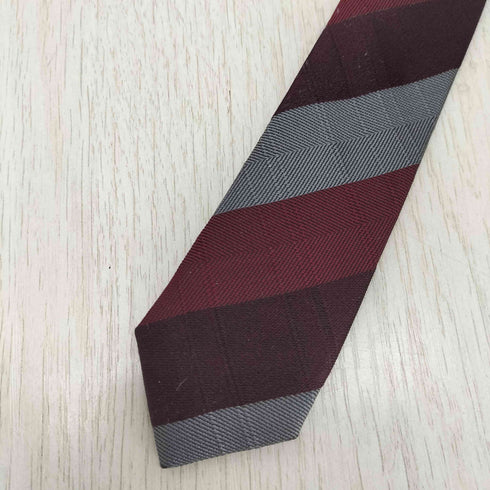 バーバリーブラックレーベル BURBERRY BLACK LABEL レジメンタルストライプ シルクネクタイ メンズ