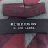 バーバリーブラックレーベル BURBERRY BLACK LABEL レジメンタルストライプ シルクネクタイ メンズ