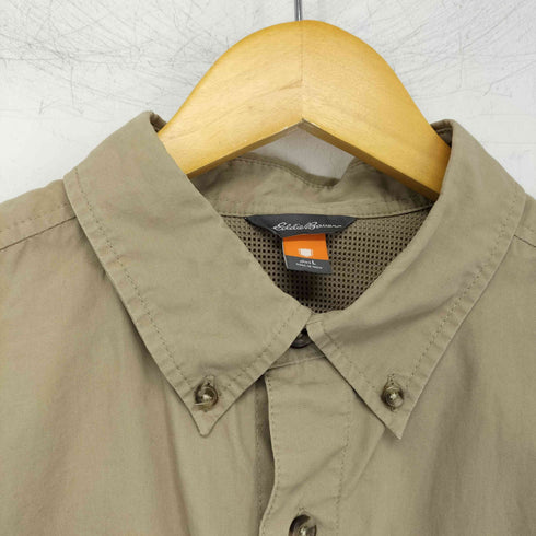エディーバウアー Eddie Bauer 長袖 ワークシャツ メンズ import:L