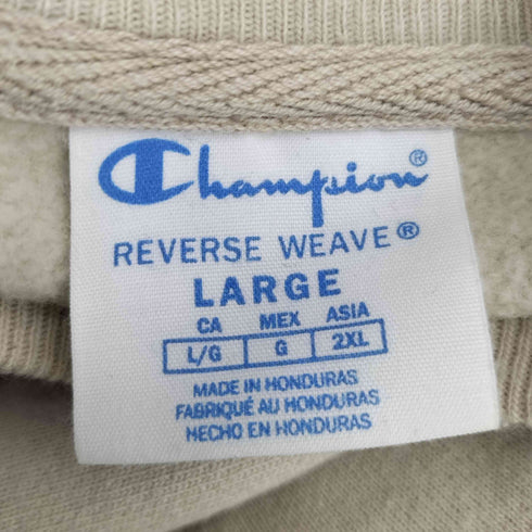 チャンピオン Champion REVERSE WEAVE 袖目あり ブランク クルーネックスウェット メンズ import:L