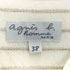 アニエスベーオム Agnes b.homme リネン混 バンドカラー プルオーバー ストライプシャツ メンズ FR:38