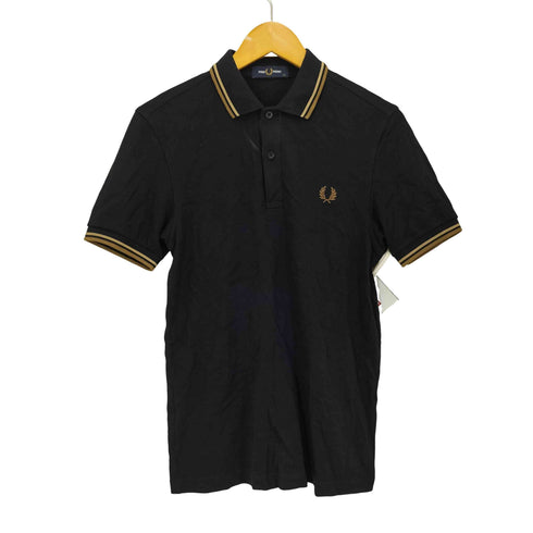 フレッドペリー FRED PERRY ロゴ刺繍 半袖 ポロシャツ レディース import:XS