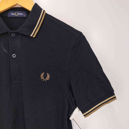 フレッドペリー FRED PERRY ロゴ刺繍 半袖 ポロシャツ レディース import:XS