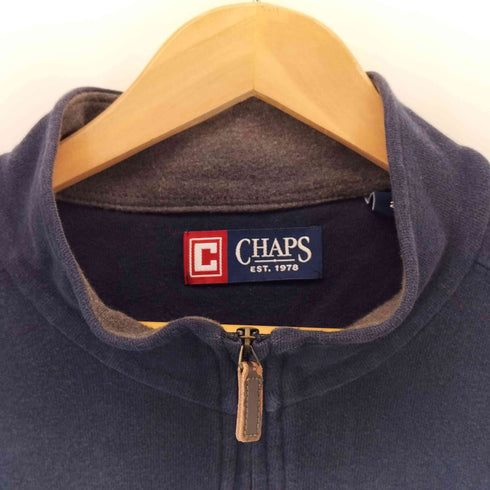 チャップス CHAPS コットンハーフジップスウェット メンズ JPN:XXL