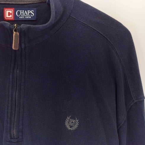 チャップス CHAPS コットンハーフジップスウェット メンズ JPN:XXL