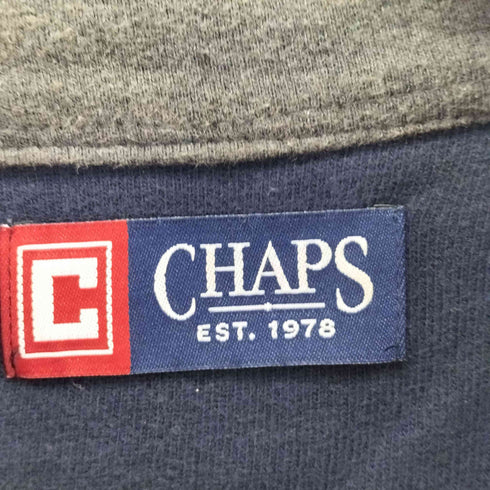 チャップス CHAPS コットンハーフジップスウェット メンズ JPN:XXL