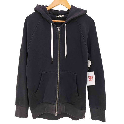 アクネストゥディオズ ACNE STUDIOS JUSTIN ZIP HOODY サイドジップ ダブルジップフーディー メンズ import:XS