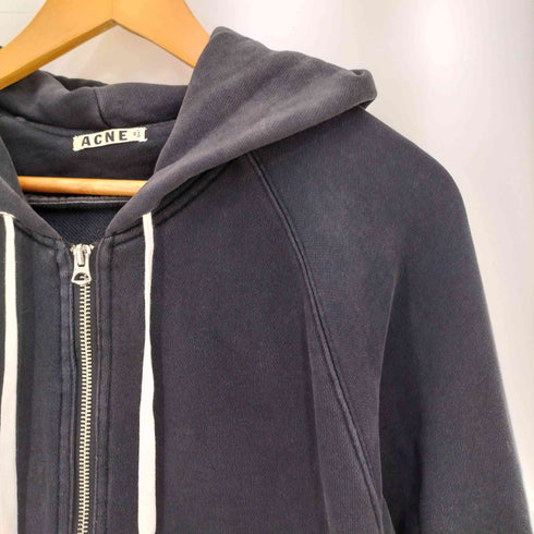 アクネストゥディオズ ACNE STUDIOS JUSTIN ZIP HOODY サイドジップ ダブルジップフーディー メンズ import:XS