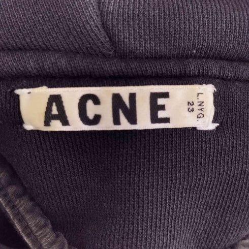 アクネストゥディオズ ACNE STUDIOS JUSTIN ZIP HOODY サイドジップ ダブルジップフーディー メンズ import:XS