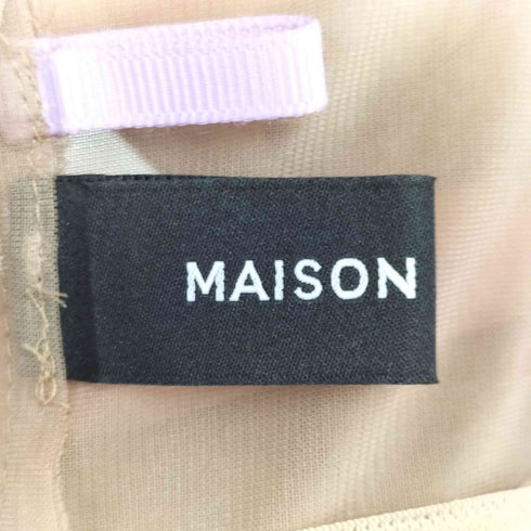 メゾンスペシャル MAISON SPECIAL シアートップス レディース FREE