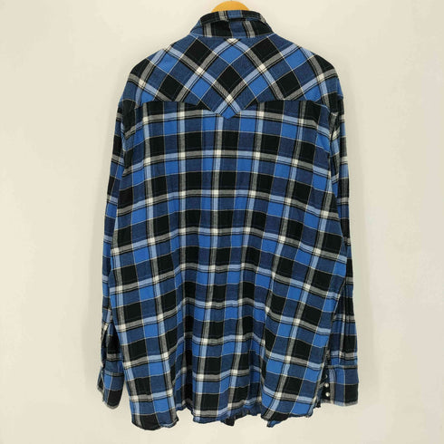 ラングラー Wrangler 80-90s パールスナップボタン フランネルチェックシャツ メンズ