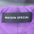メゾンスペシャル MAISON SPECIAL カット コンビ トラック ジャケット レディース FREE