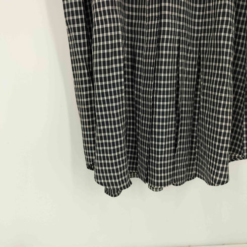 ステア STAIR 比翼 マオカラー チェック シャツ ワンピース レディース JPN:2